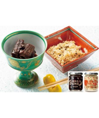 【美味探訪】０６〈東京吉兆〉真鯛ほぐし身と焼穴子山椒煮の詰め合わせ