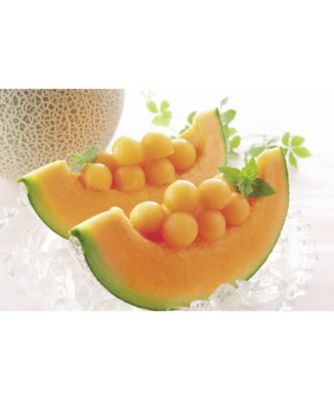 ２１５３１　１箱（１玉）北海道産　赤肉メロン（大玉）約１．６ｋｇ