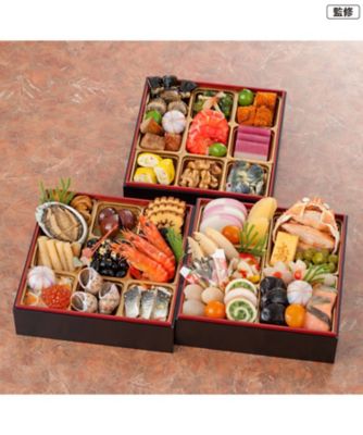 708．〈築地 竹若〉おせち三段重（冷凍） | 三越伊勢丹オンライン