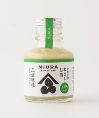 ＜あぶまた味噌＞＜三浦醸造所＞ねさし甘酒すだち入り９０ｍｌ　８本入