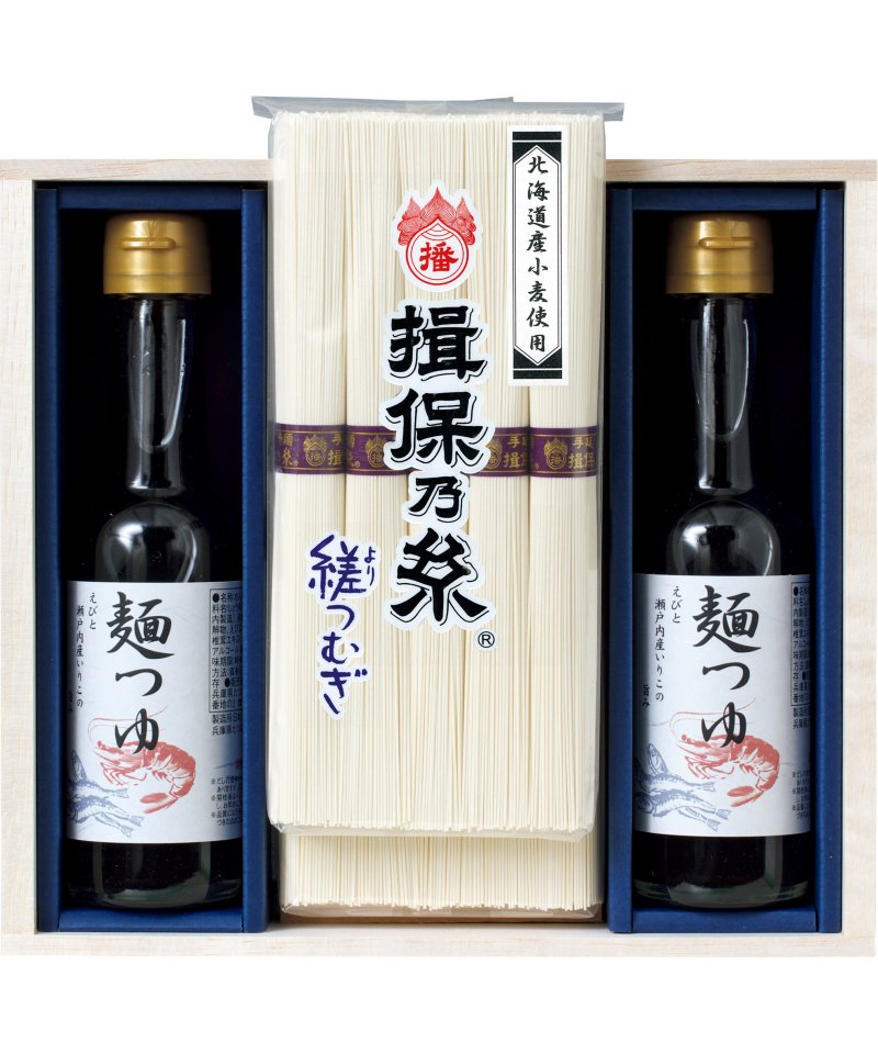 縒つむぎ・麺つゆ詰合せの内容