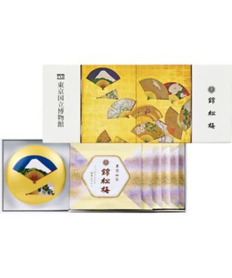 東京国立博物館 限定ギフト〈錦松梅〉富士山草花図扇面散屏風 錦松梅