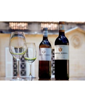 CHATEAU RAHOUL 赤白ワイン 2本セット ギフトボックス シャトー・ラウール〉ボルドー赤白ワインセット ※送料無料