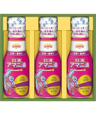 あいまんさん専用ページ送料込筋肉オイル6本入り一般販売価格6×2本＝10000円 日清〉アマニ油ギフト ※送料無料【B294793】｜食用油 の通販