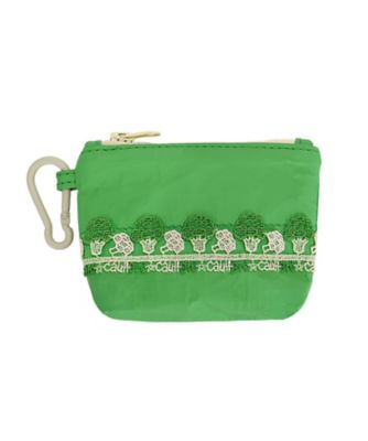 近沢レース店 (Women)/チカザワレーステン 食いしん坊シリーズ　マチ付きポーチ　ブロッカリ（グリーン）　ＦＷ１６－ｇｕｓｓｅｔｅｄ