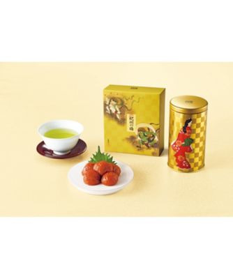 東京国立博物館 限定ギフト〈愛国製茶〉掛川煎茶・紀州梅干詰合せ