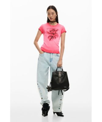 小さな花のチャーム付きバックパック 26SAKP11 | Desigual