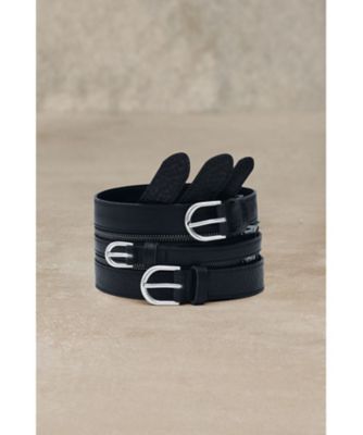 ＜Desigual (Women)＞トリプルファジンレザースタジオベルト　２６ＳＡＲＬ１０