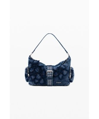 ＜Desigual (Women)＞デニムフラワーのミディアムバッグ　２６ＳＡＸＤ２１