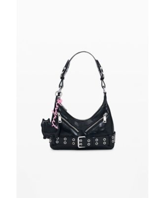 ＜Desigual (Women)＞猫チャーム付き　バックルディテール　ショルダーバッグ　２６ＳＡＸＰＢＹ