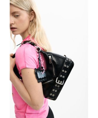 新品✨ 未使用　定価12,900円　デシグアル　ショルダーバッグ  大特価‼️ バタフライプリント パンチングミニショルダーバッグ 26SAXPCH