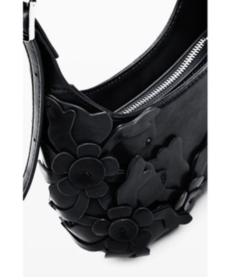 フローラル エンボス コンパクト ハンドバッグ 26SAXPC8