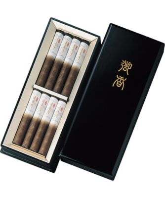 597523】〈日本香堂〉特撰嵯峨野 8把入（ご挨拶箋付）［香木の