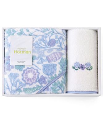 最終値下げ【新品】艦これ 三越コラボ ホットマン １秒タオル ２枚セット ホットマン〉1秒タオル クッカ タオルセット（ブルー）【598793