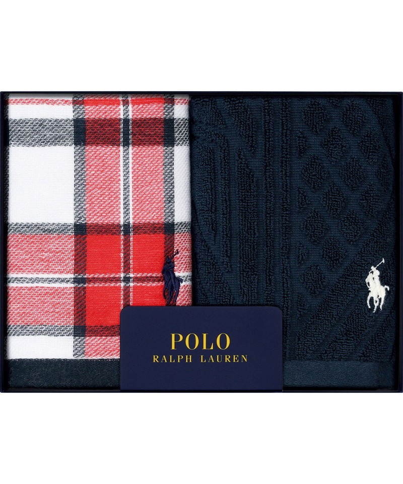 〈ポロ　ラルフ　ローレン〉ウォッシュタオルセット【６０１０４３】
