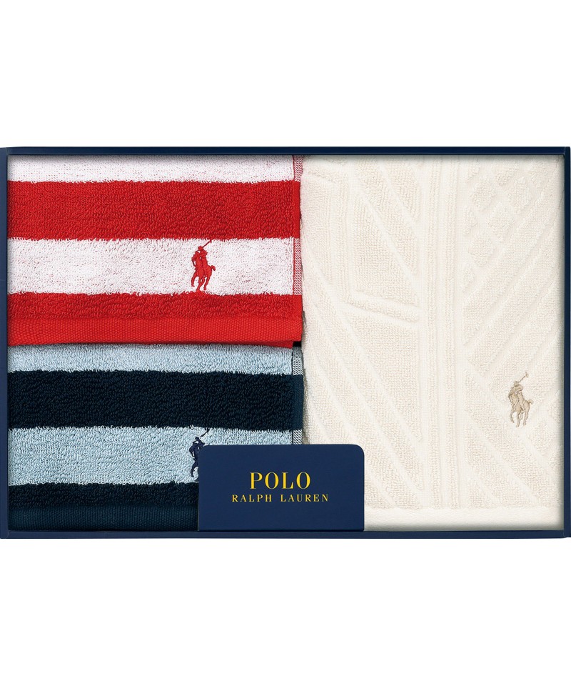 〈ポロ　ラルフ　ローレン〉タオルセット【６０１０８３】