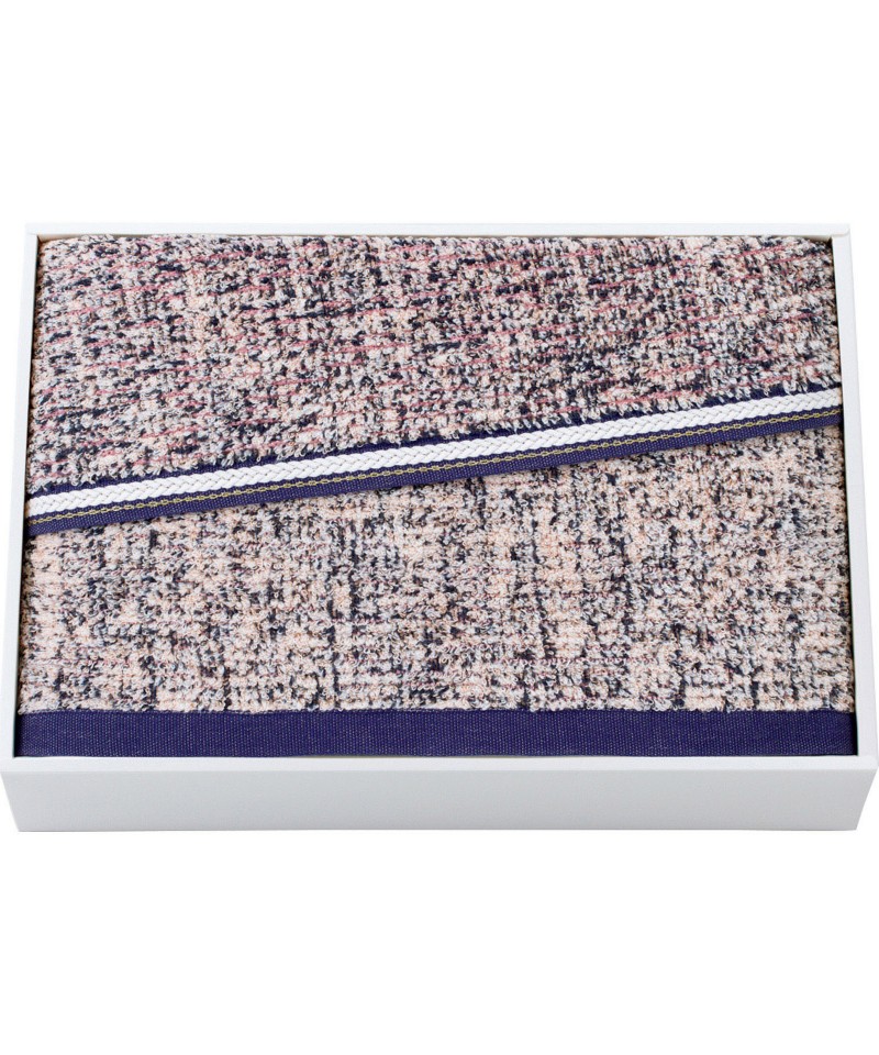 〈七福タオル〉タオルブランケット（ピンク）【６１４０２３】