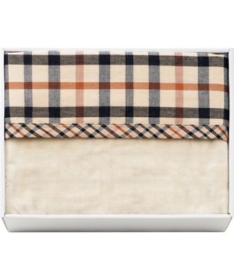 ダックス〉シール織りガーゼリバーシブル綿毛布（毛羽部分