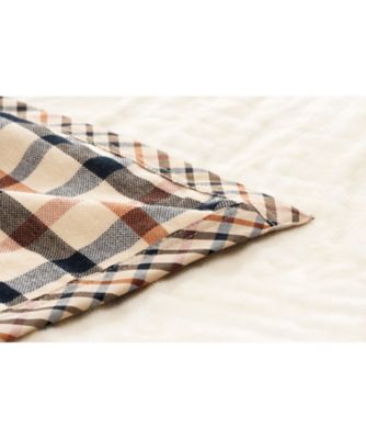 ダックス〉シール織りガーゼリバーシブル綿毛布（毛羽部分