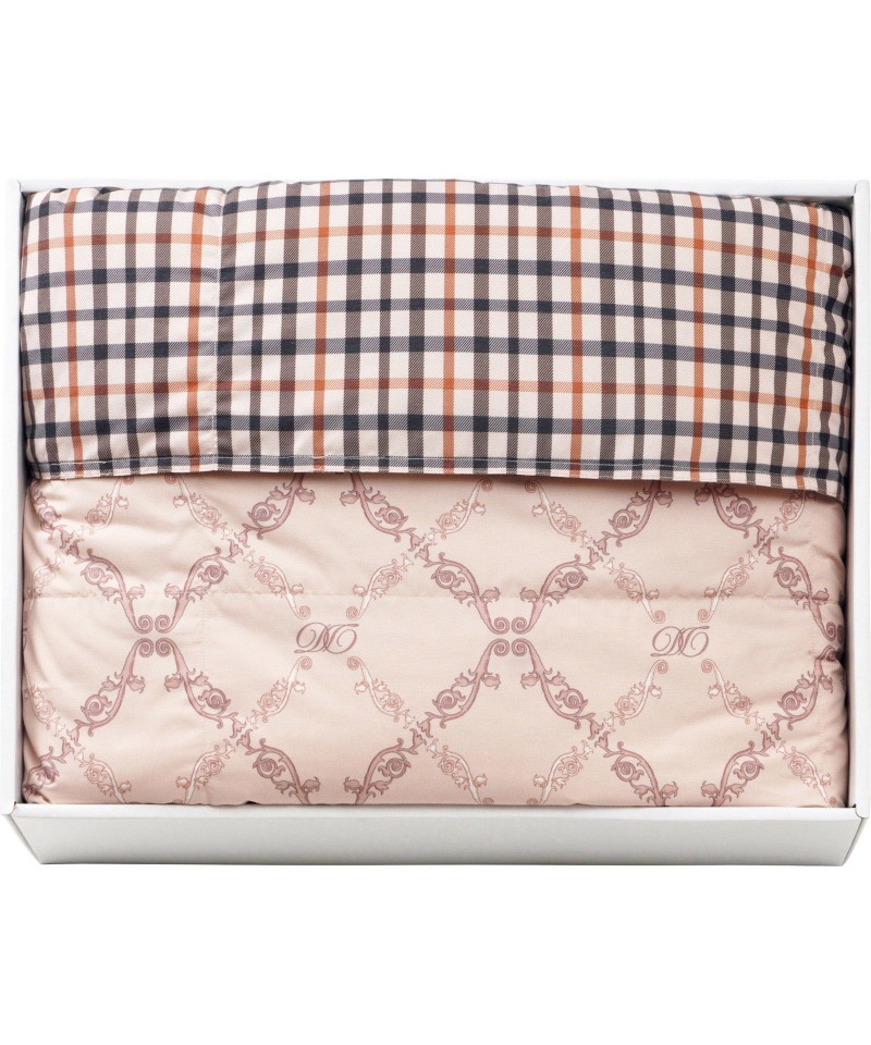 〈ダックス〉ウォッシャブル羽毛肌掛けふとん（ベージュ）【６１５１９３】