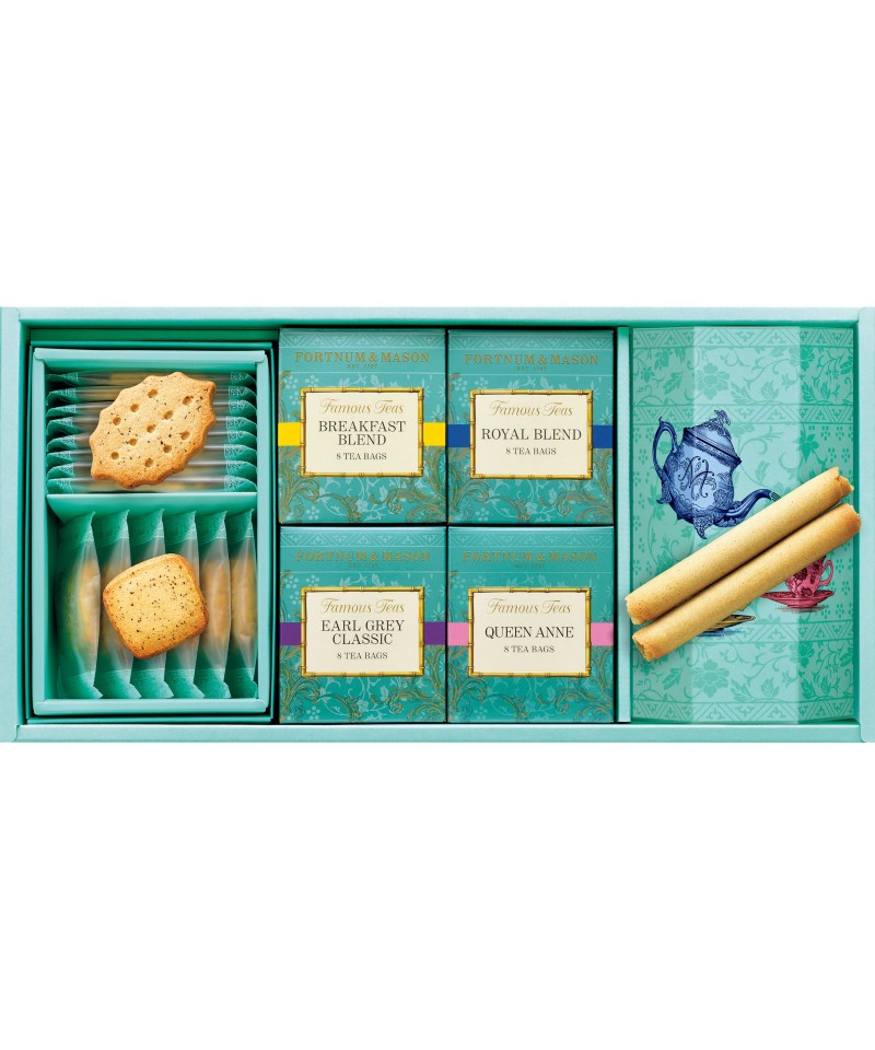 〈フォートナム＆メイソン〉ティーバッグ・焼菓子詰合せ【６６６５９３】