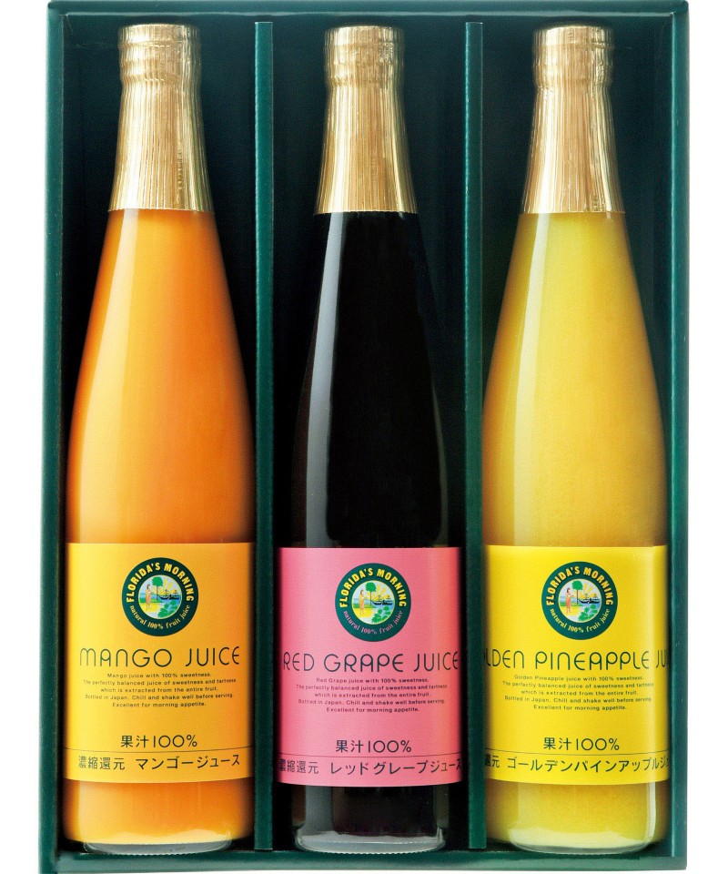 〈フロリダスモーニング〉マンゴー１００％＆フルーツジュース【６６７１６３】