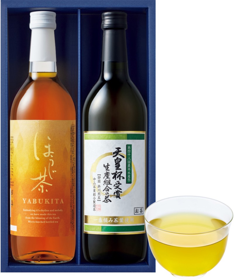 〈愛国製茶〉ボトリングティー　ほうじ茶・天皇杯受賞生産組合の茶詰合せ【６７１１２３】