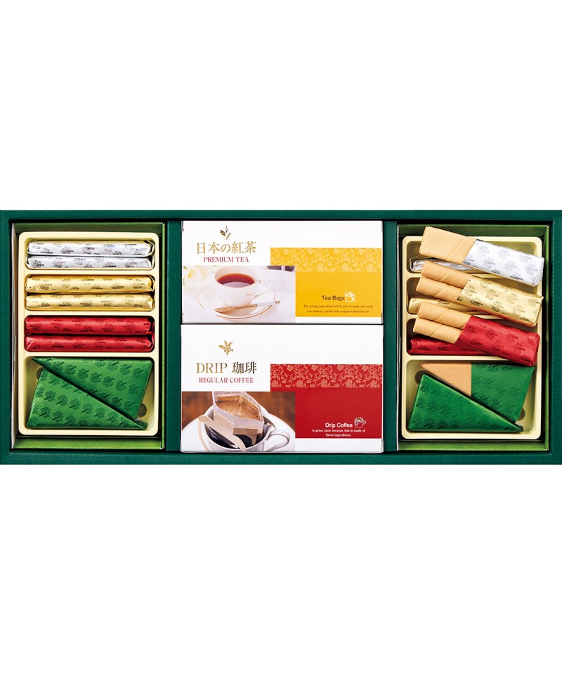 〈Ｔｅａ－Ｔｓｕ〉珈琲・紅茶・〈本高砂屋〉エコルセ詰合せ【６７１５０３】