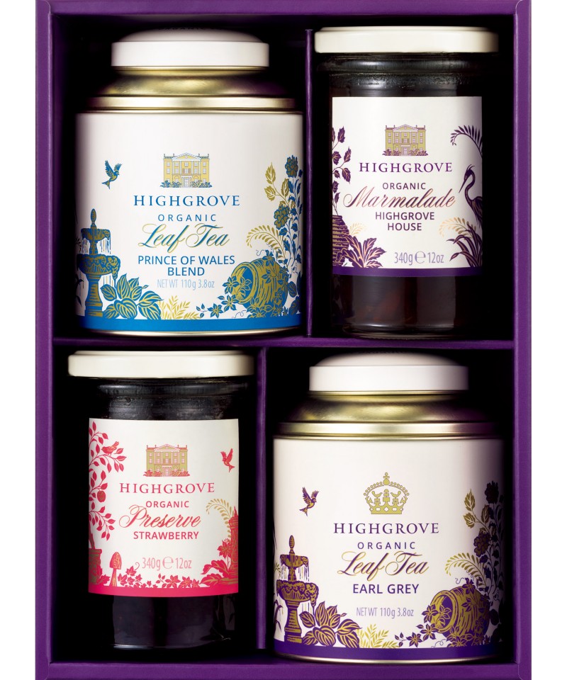 〈ハイグローヴ〉紅茶・ジャム詰合せ【６７８３０３】