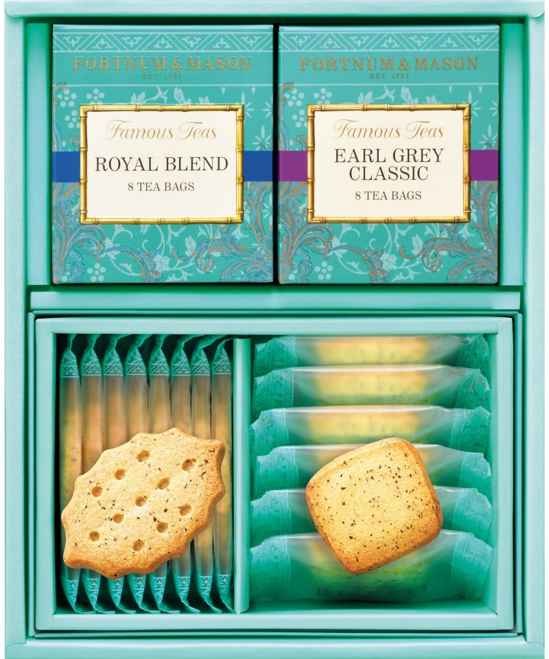 〈フォートナム＆メイソン〉ティーバッグ・焼菓子詰合せ【６９９０６３】