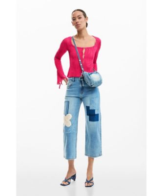 クロシェパッチデニムパンツ 26SWDD24 | Desigual (Women