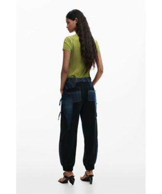 パッチワークデニムパンツ 26SWDDXA | Desigual (Women