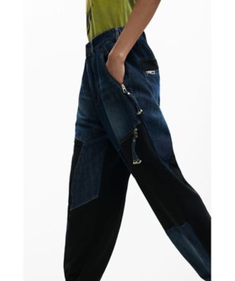 パッチワークデニムパンツ 26SWDDXA | Desigual (Women