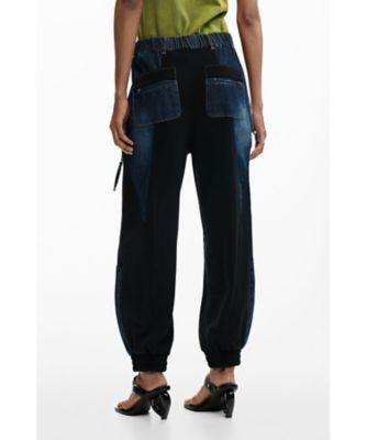 パッチワークデニムパンツ 26SWDDXA | Desigual (Women
