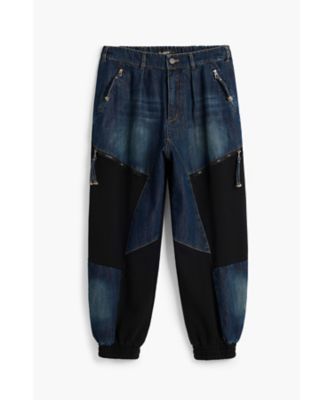 パッチワークデニムパンツ 26SWDDXA | Desigual (Women