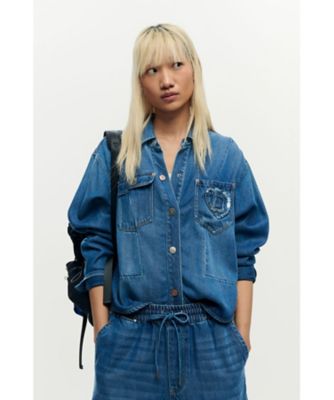 ストレッチデニムロングパンツ 26SWDDXK | Desigual (Women