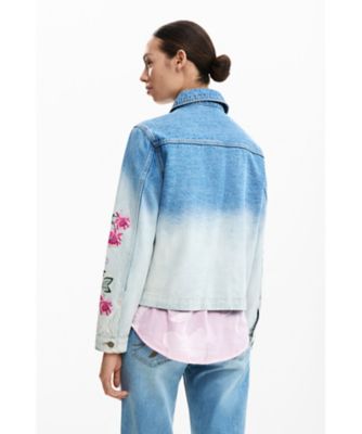 フラワー刺繍デニムジャケット 26SWED16 | Desigual (Women