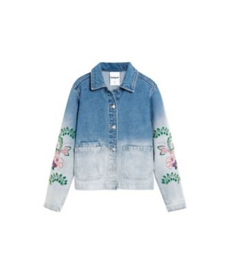 フラワー刺繍デニムジャケット 26SWED16 | Desigual (Women
