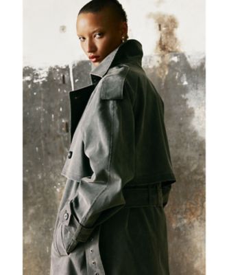 レザールックのトレンチコート 26SWEWXC | Desigual (Women