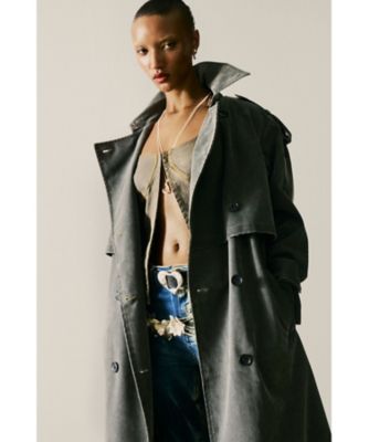 レザールックのトレンチコート 26SWEWXC | Desigual (Women
