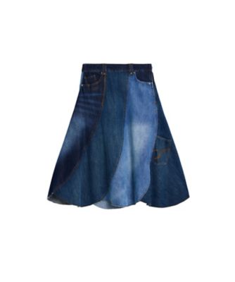 デニムパッチ フレアスカート 26SWFDX0 | Desigual (Women