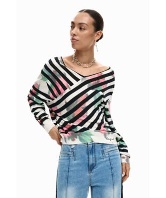よし クロスファインセーター 26SWJF01 | Desigual (Women