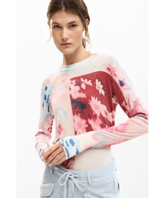 細ゲージ カレッジ風ニット 26SWJF13 | Desigual (Women