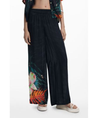 ＜Desigual (Women)＞トロピカルフルイドパンツ　２６ＳＷＰＷ５２