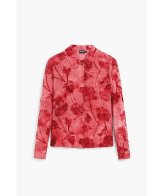 花柄刺繍のストレッチシャツ 26SWTK01 | Desigual (Women