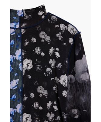 花柄のバイカラーティーシャツ 26SWTK21 | Desigual (Women