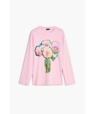 フラワープリント長袖Tシャツ 26SWTKX4 | Desigual (Women