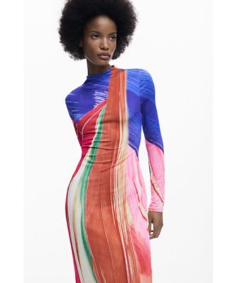 アーティロングスリーブワンピース 26SWVKX4 | Desigual