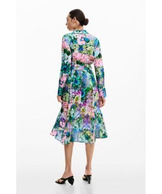 フラワーガーデンシャツワンピース 26SWVW13 | Desigual
