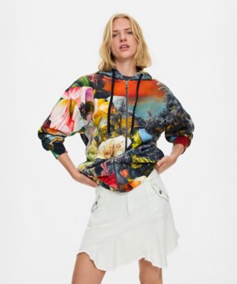 ボタニカルプリントスウェットパーカー 26WWSK05 | Desigual 